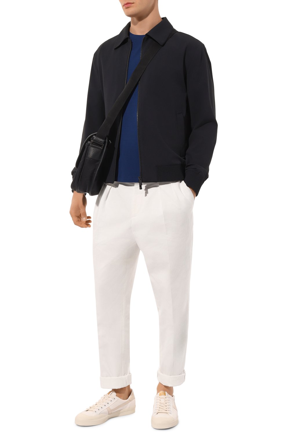 Хлопковая футболка PRADA, арт. UJM564-1UOR-F0AIN-092, фото 2