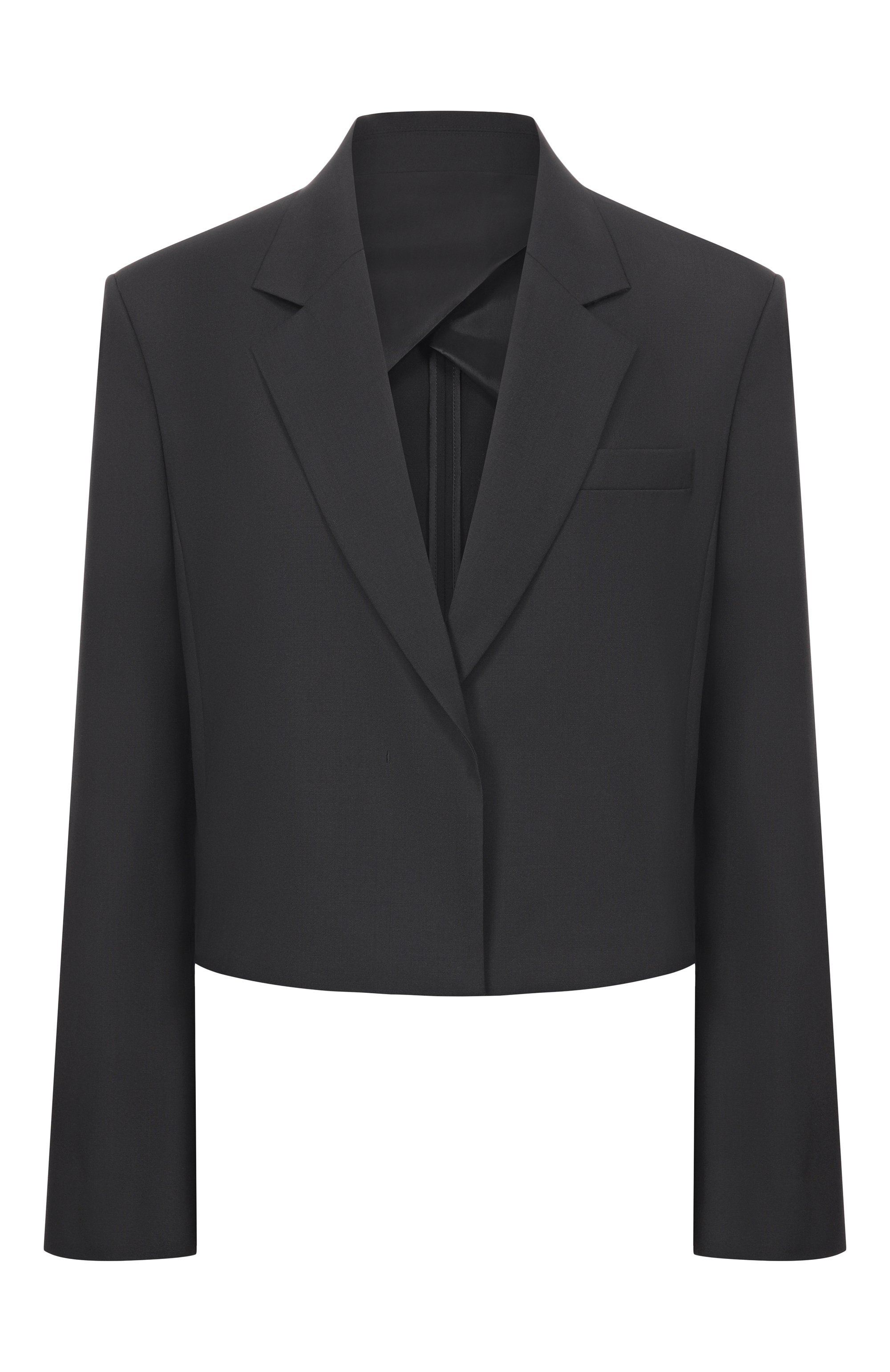 Шерстяной жакет JUUN.J черного цвета по цене 79200 руб., арт. JW6311W03, фото 1 Шерстяной жакет JUUN.J, арт. JW6311W03, фото 1