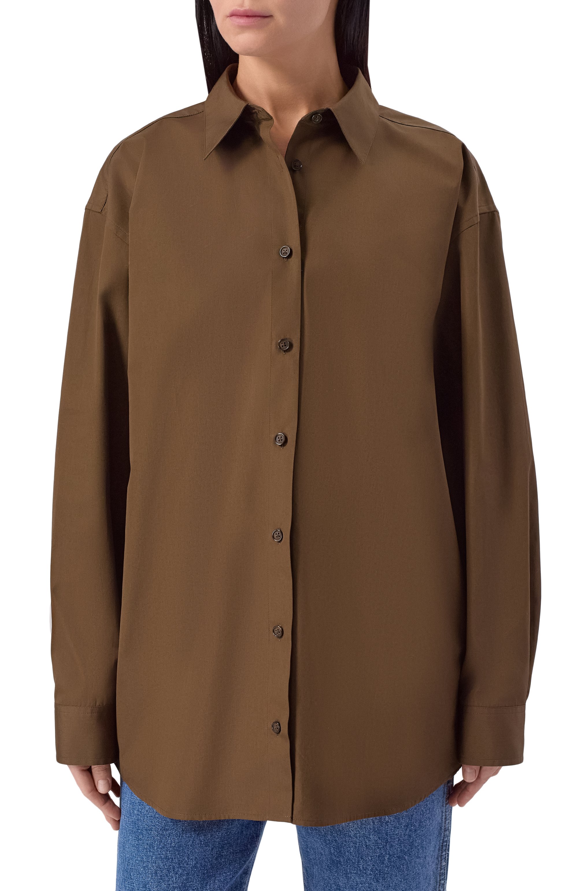 Хлопковая рубашка TOTEME, арт. 254-WRT0480-FB0226, фото 3