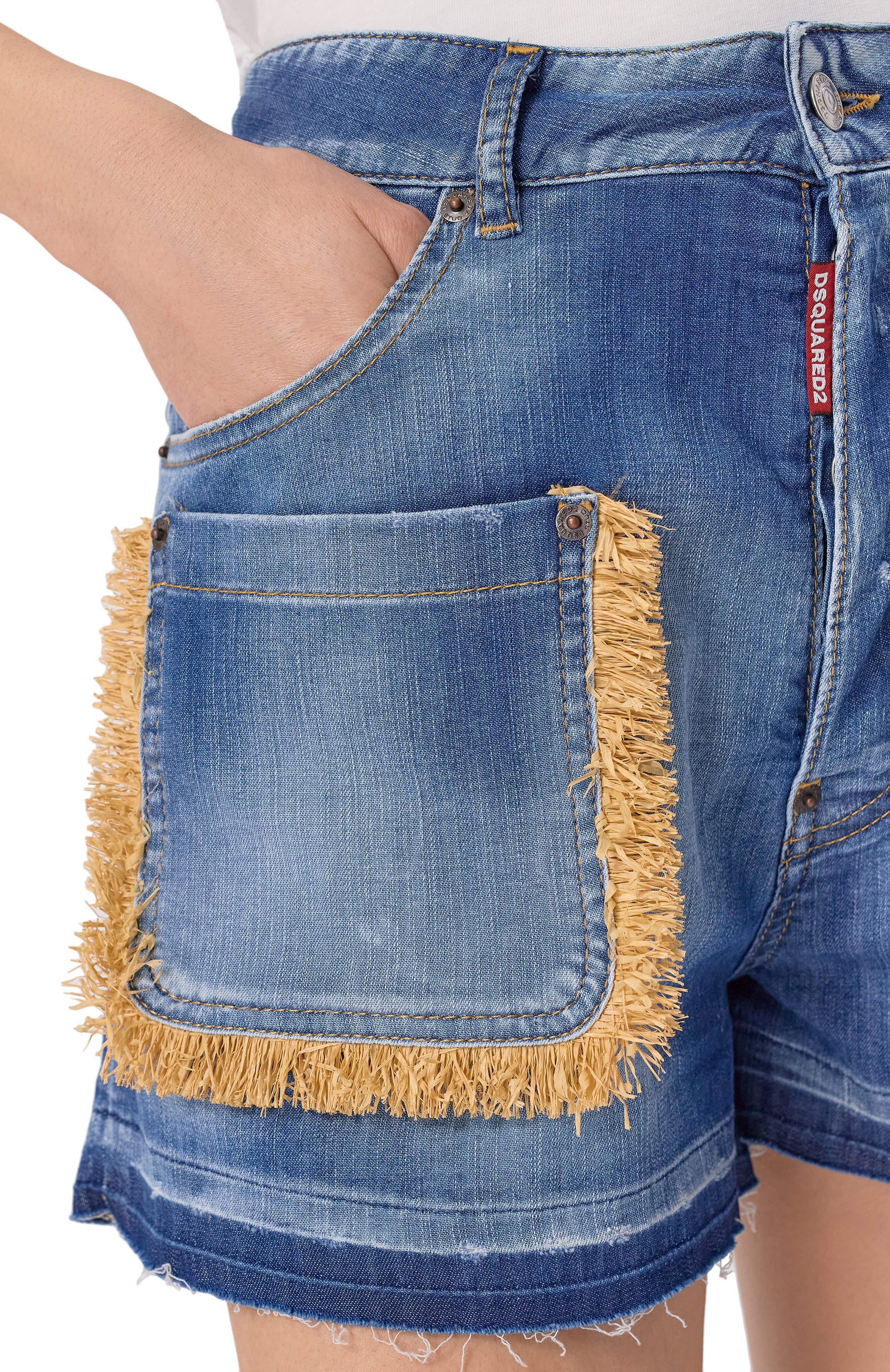 Джинсовые шорты DSQUARED2, арт. S73MU0237/S30341, фото 5