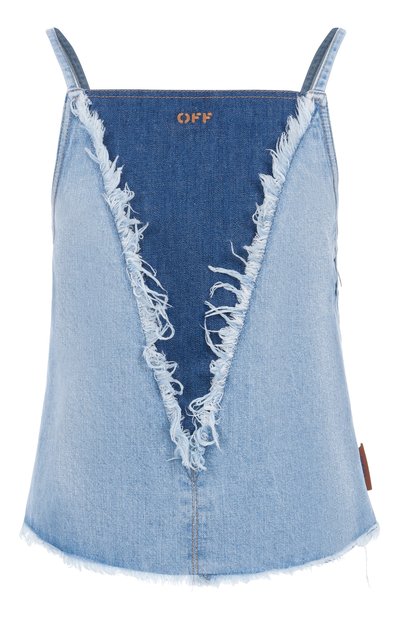 Женский джинсовый топ OFF-WHITE, арт. 0WYP00BS25DEN0014060