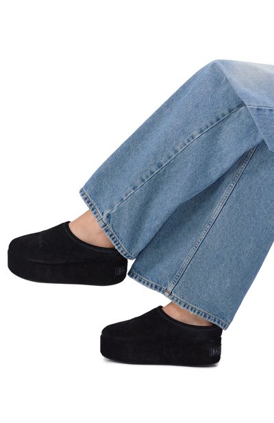 Замшевые сабо alaska BALENCIAGA, арт. 825258/WBFC1, фото 2