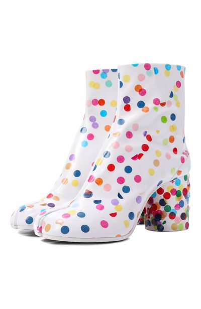 Женские комбинированные ботильоны tabi MAISON MARGIELA, арт. S58WU0445/P7793