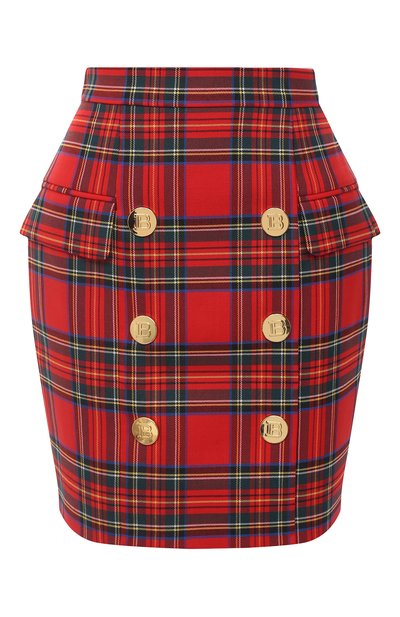 Шерстяная юбка BALMAIN, арт. UF14004/W085, фото 1