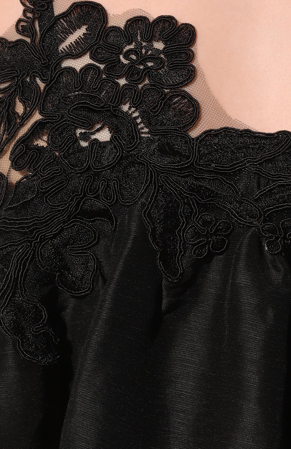 Платье изо льна и шелка MAURIZIO черного цвета по цене 55750 руб., арт. MZS4W06461077N, фото 5 Платье изо льна и шелка MAURIZIO, арт. MZS4W06461077N, фото 5