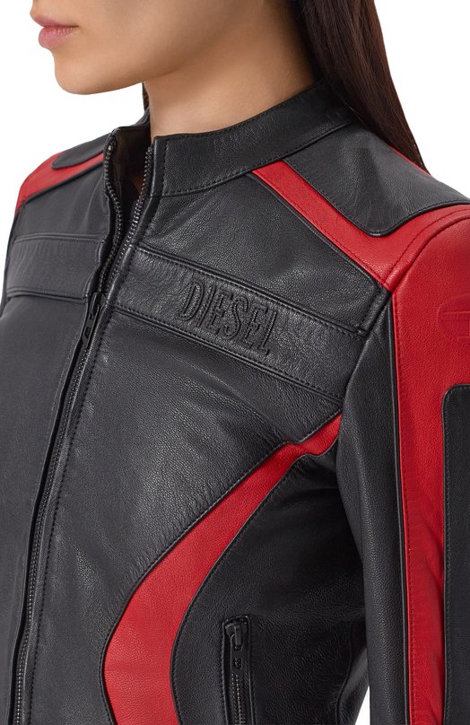 Кожаная куртка Diesel A21182/0DMBS Чёрный  A21182/0DMBS Фото 5