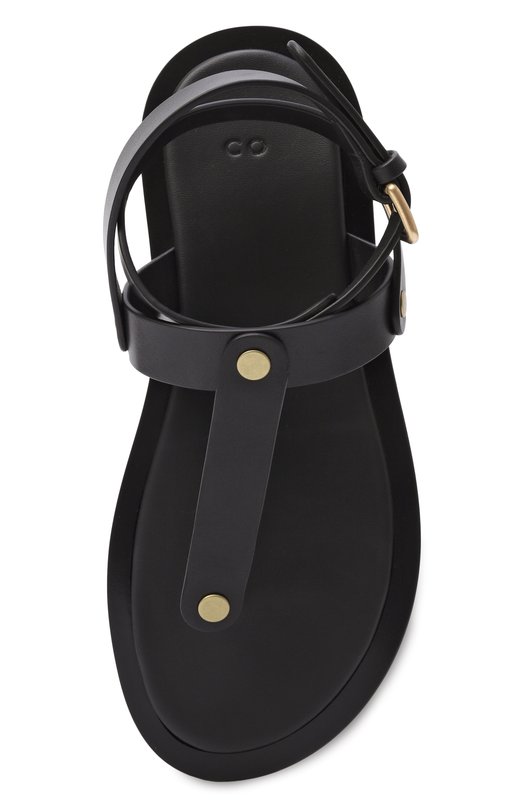 Кожаные сандалии Co 0527AGN-BLA Чёрный  0527AGN-BLA Фото 6