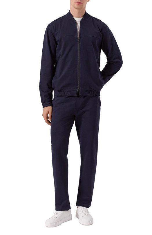 Хлопковый бомбер Bogner 88079694 Синий  88079694 Фото 2