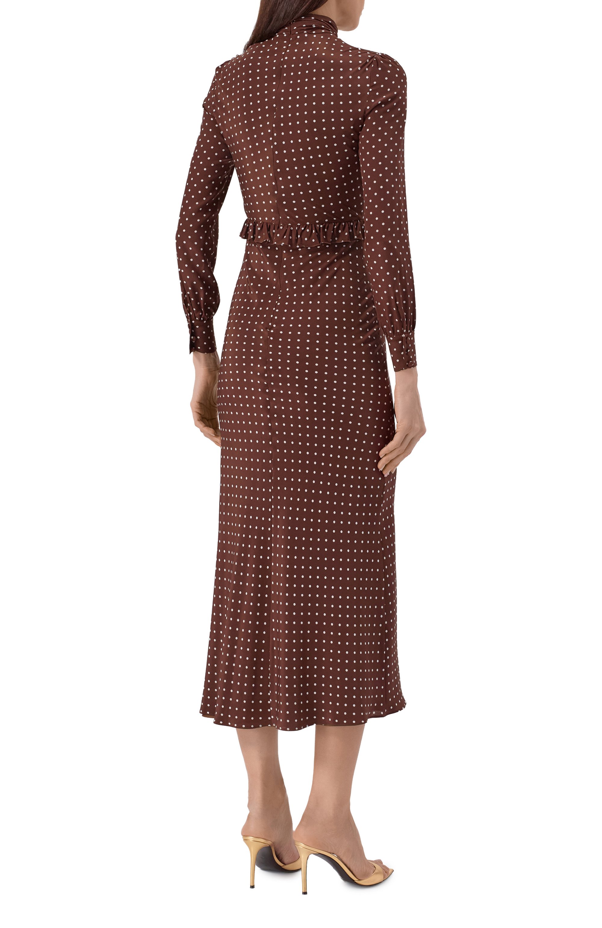 Шелковое платье ALESSANDRA RICH, арт. FABX4356/F4686, фото 3