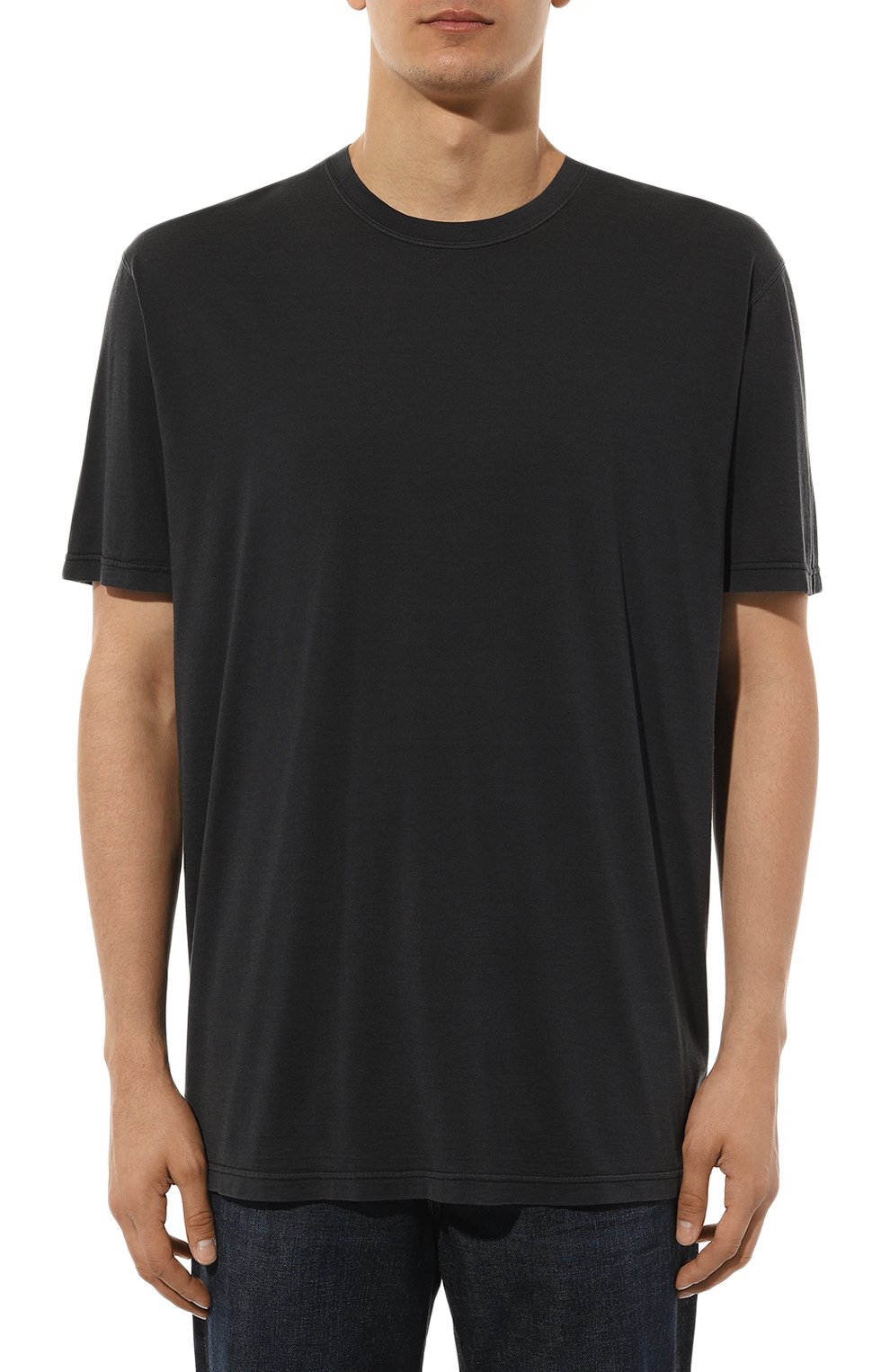 Футболка из шелка и хлопка KITON, арт. UMK0355, фото 3