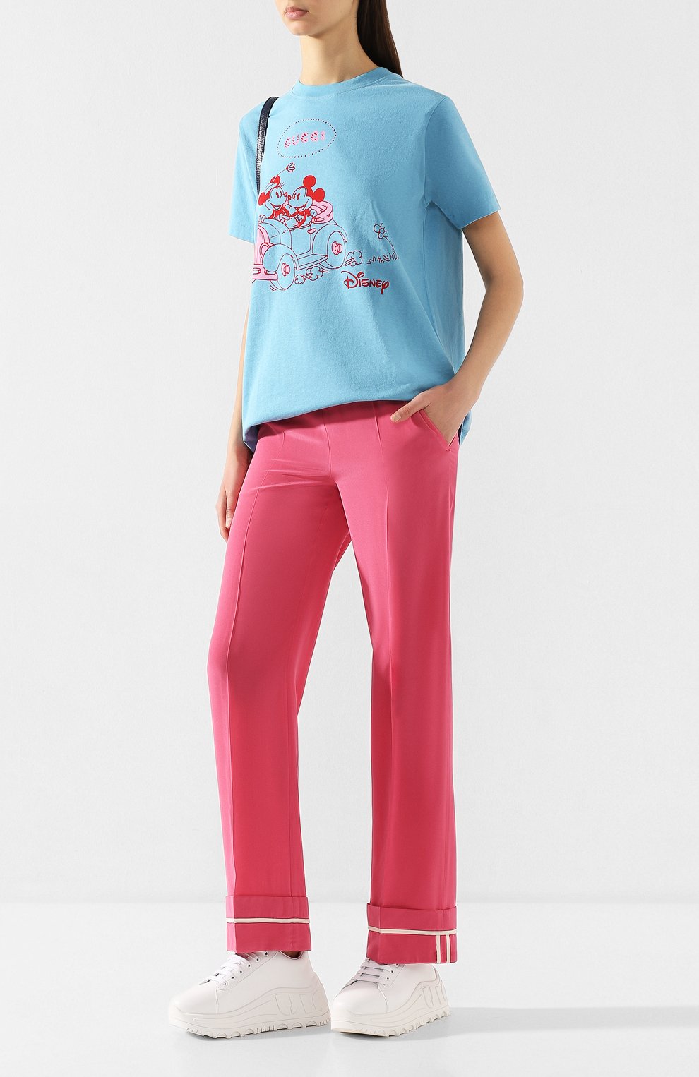 Хлопковая футблока disney x gucci GUCCI, арт. 580762/XJBYB, фото 2