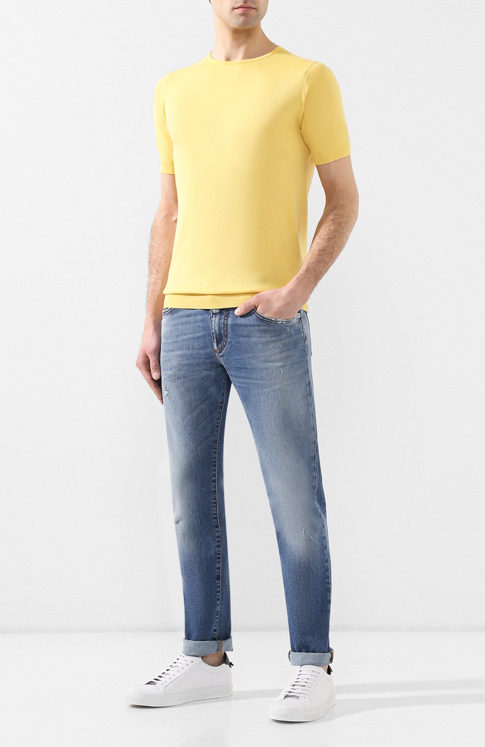 Хлопковый джемпер JOHN SMEDLEY, арт. BELDEN, фото 2