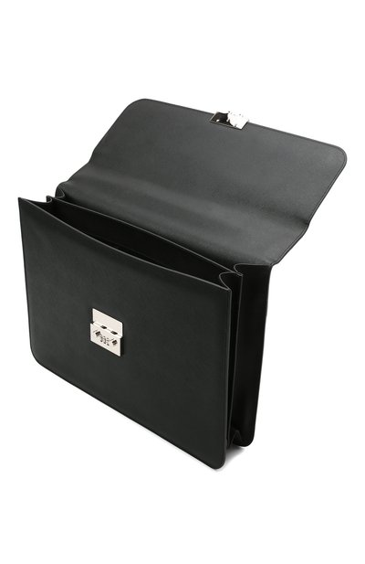 Кожаный портфель CORNELIANI черного цвета по цене 143000 руб., арт. 00TD15-0021812/00, фото 4 Кожаный портфель CORNELIANI, арт. 00TD15-0021812/00, фото 4