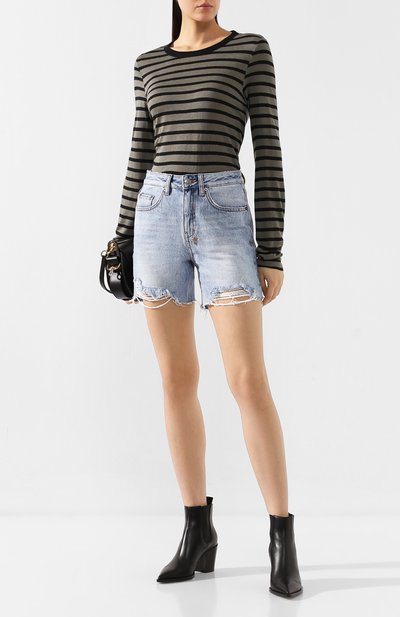 Лонгслив из смеси вискозы и льна ALEXANDERWANG.T, арт. 4CC2191038, фото 2