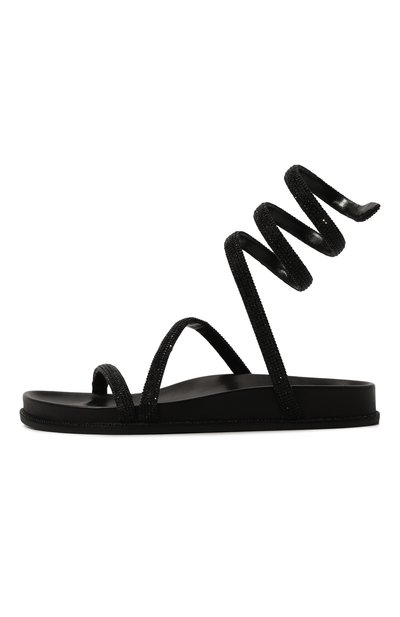 Текстильные сандалии cleo RENE CAOVILLA, арт. C11761-020/R001, фото 4