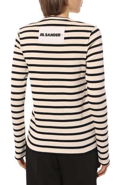 Хлопковый лонгслив JIL SANDER, арт. J40NH0003/J46497, фото 4