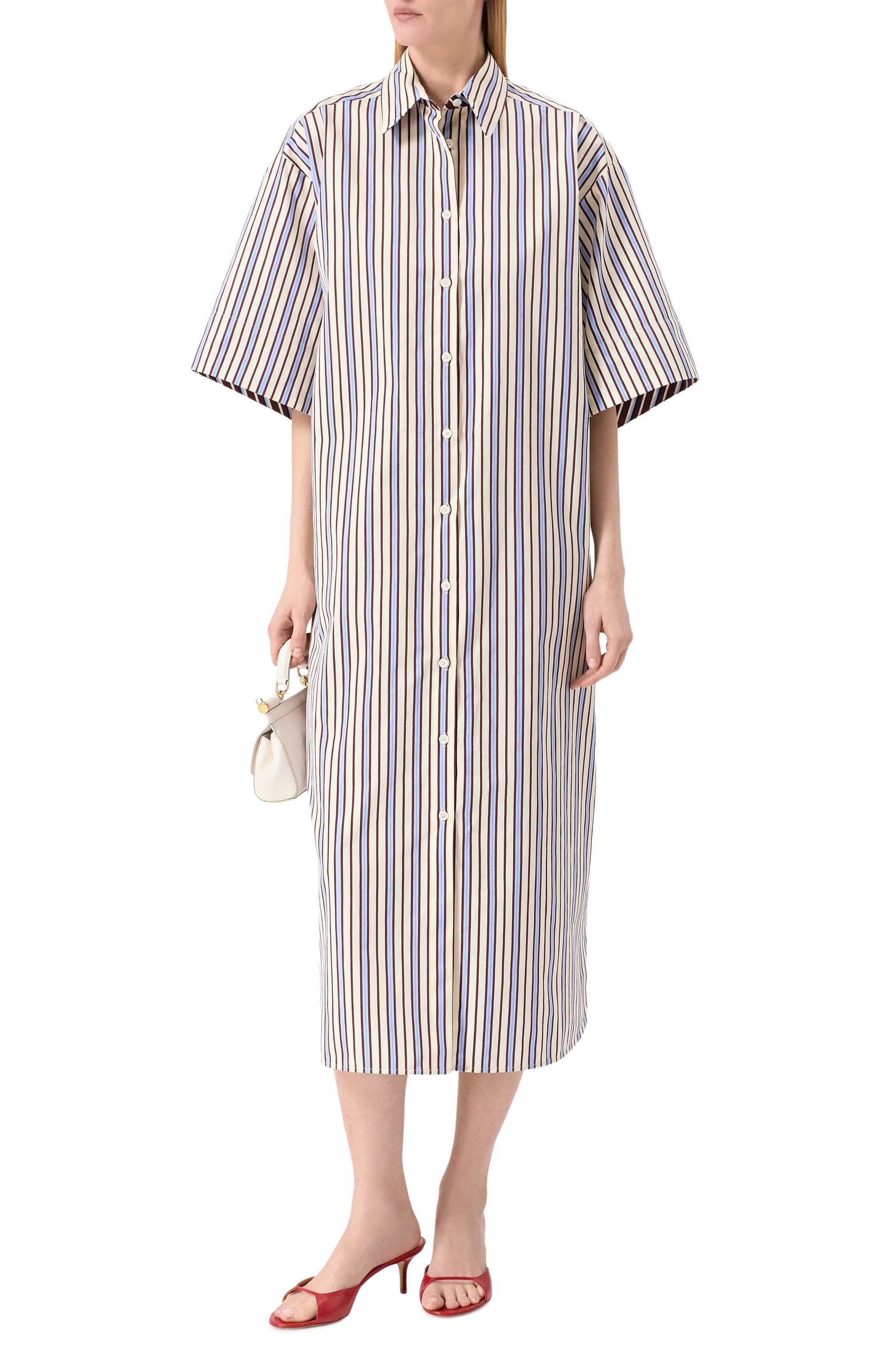 Хлопковое платье LORENA ANTONIAZZI, арт. E2636AB38A/5284, фото 2