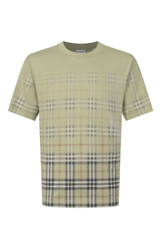Хлопковая футболка Burberry 8119023 Зелёный 8119023