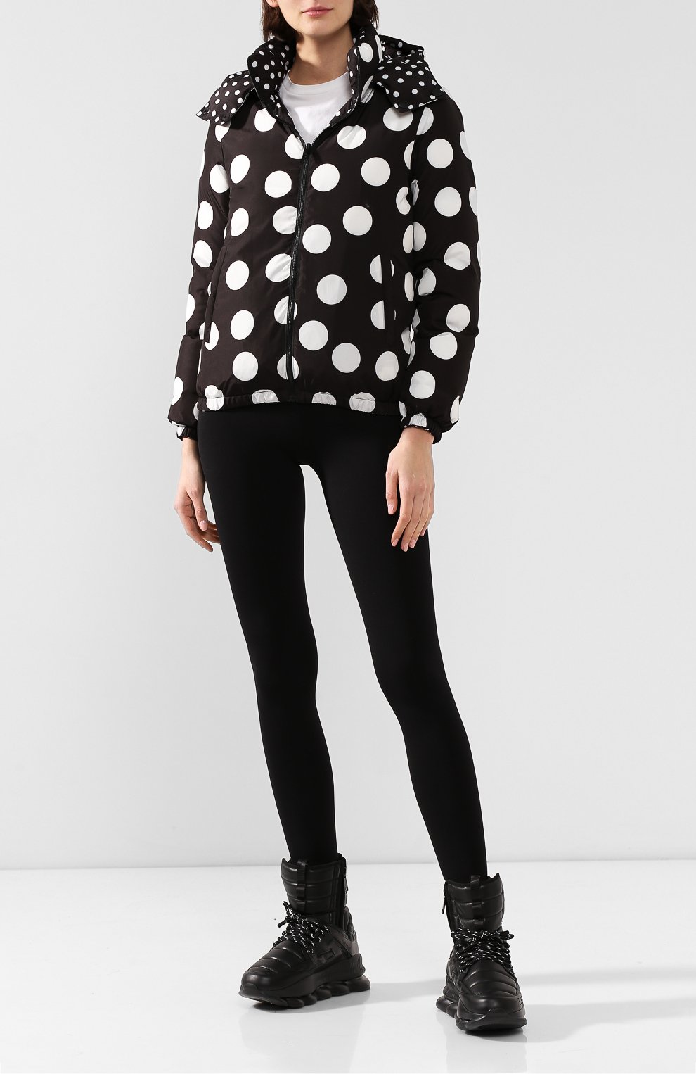 Кожаные кроссовки chain reaction VERSACE, арт. DSR706G/D11N, фото 2