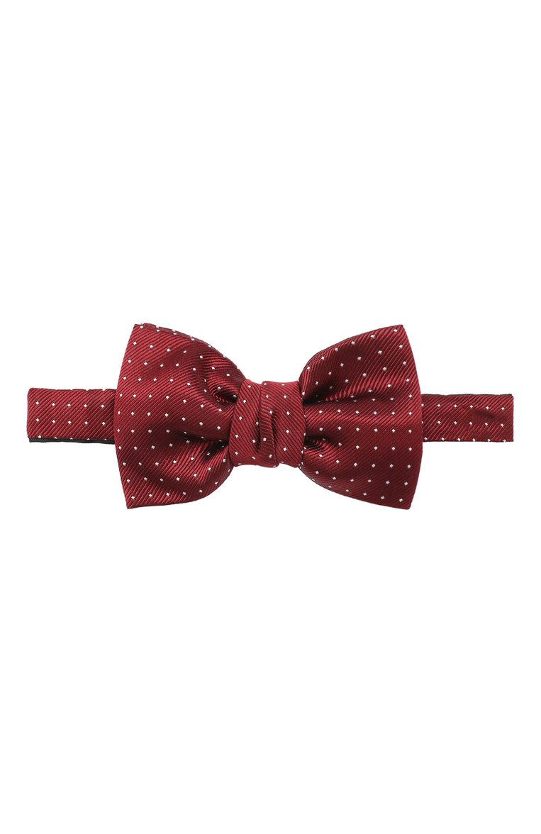 Мужской шелковый галстук-бабочка LANVIN бордового цвета, арт. 1309/B0W TIE | Фото 1 (Материал: Шелк, Текстиль; Статус проверки: Проверена категория, Проверен�о; Нос: Не проставлено)