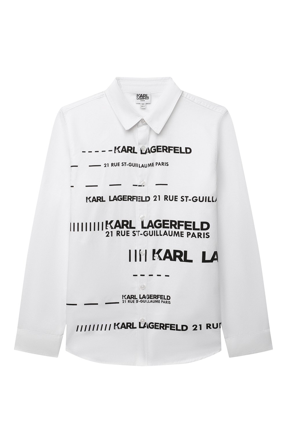 Хлопковая рубашка KARL LAGERFELD KIDS, арт. Z25317, фото 1
