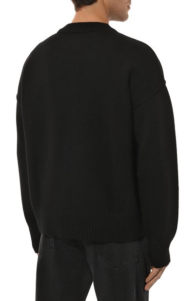 Шерстяной свитер AMI, арт. BFUKS006/018, фото 4