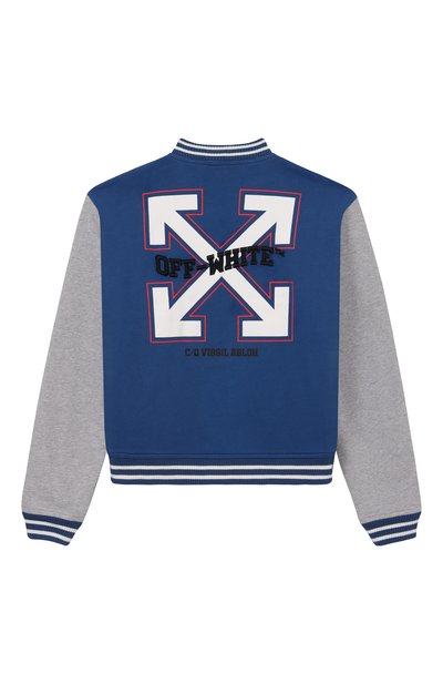 Хлопковый бомбер OFF-WHITE, арт. 0BEH004S25FLE001/12+, фото 2