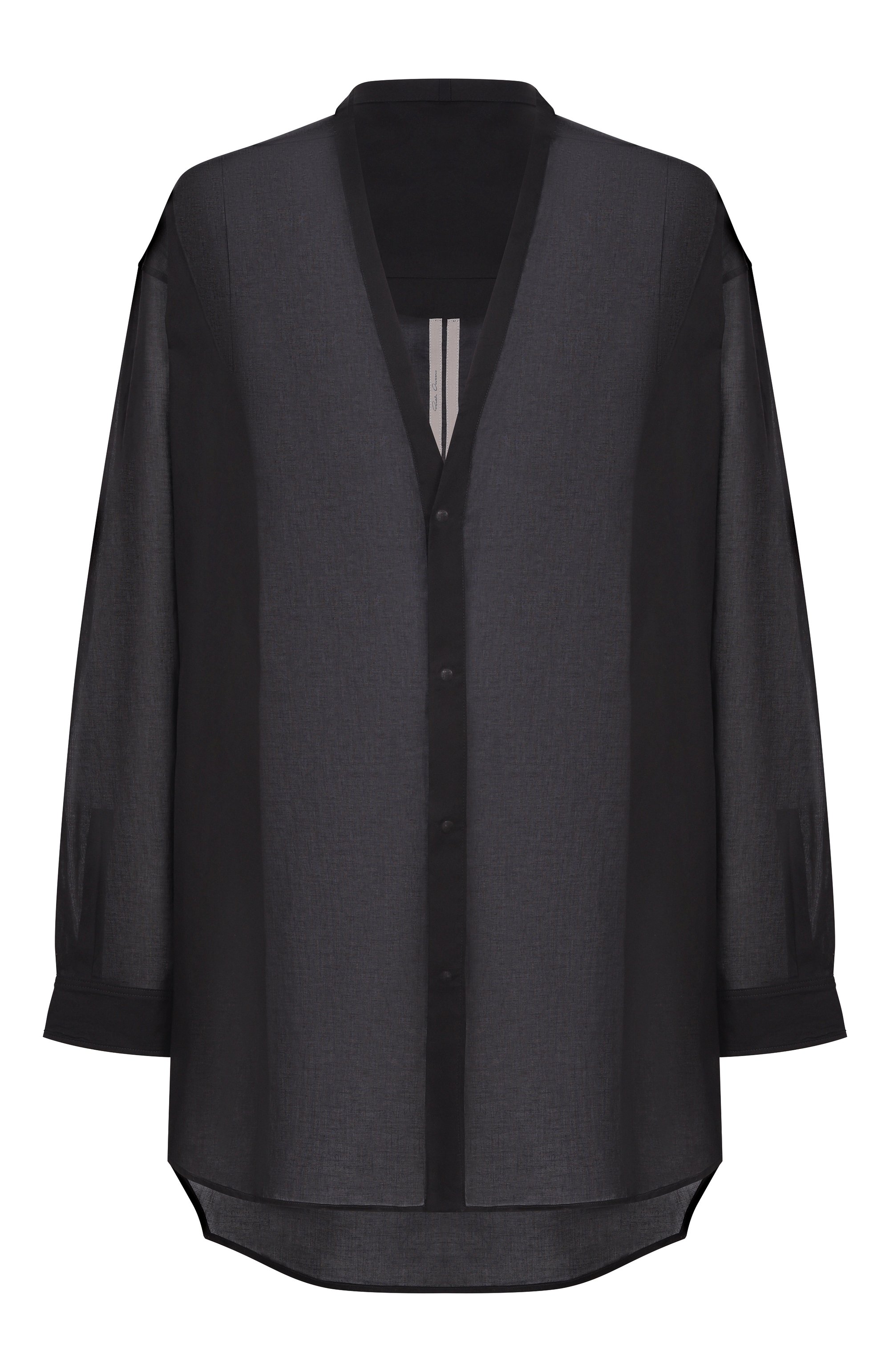 Хлопковая рубашка RICK OWENS, арт. RU01F2295/CV, фото 1