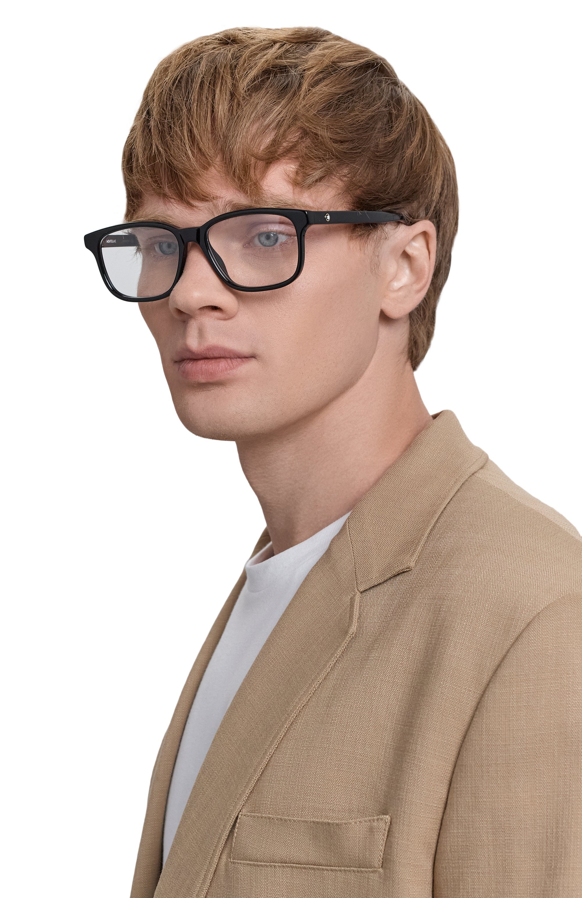 Оправа MONTBLANC черного цвета по цене 31100 руб., арт. MB0452 001, фото 2 Оправа MONTBLANC, арт. MB0452 001, фото 2