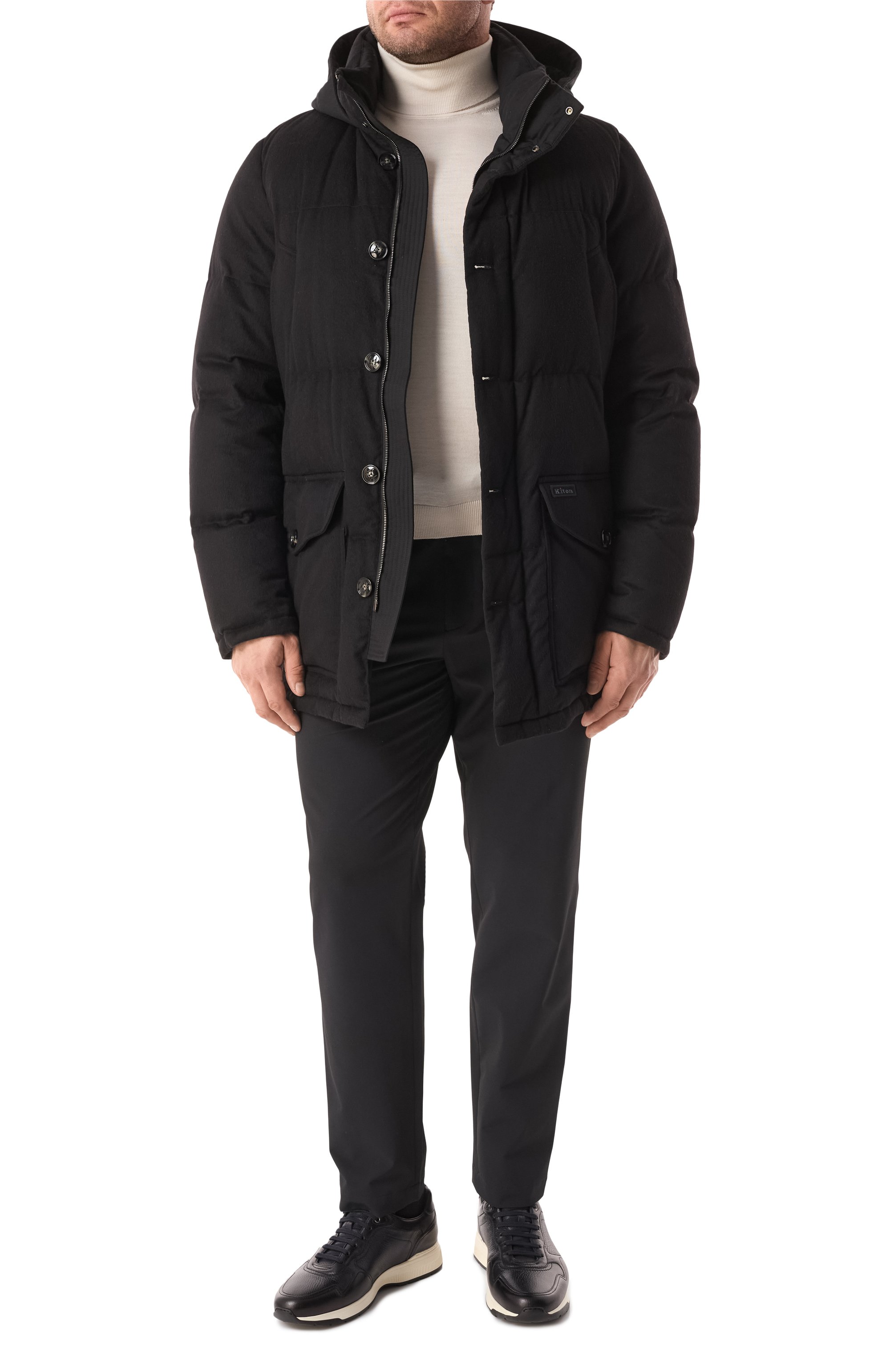 Кашемировый пуховик KITON, арт. UW1912V0455F01, фото 2