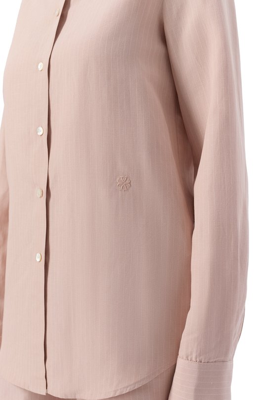 Рубашка из вискозы и льна Jacob Cohen JDM_C0076 002 T899A RW Бежевый  JDM_C0076 002 T899A RW Фото 5