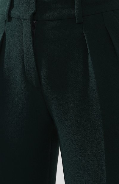 Однотонные шерстяные брюки с отворотами KITON, арт. D46102K05P54, фото 5
