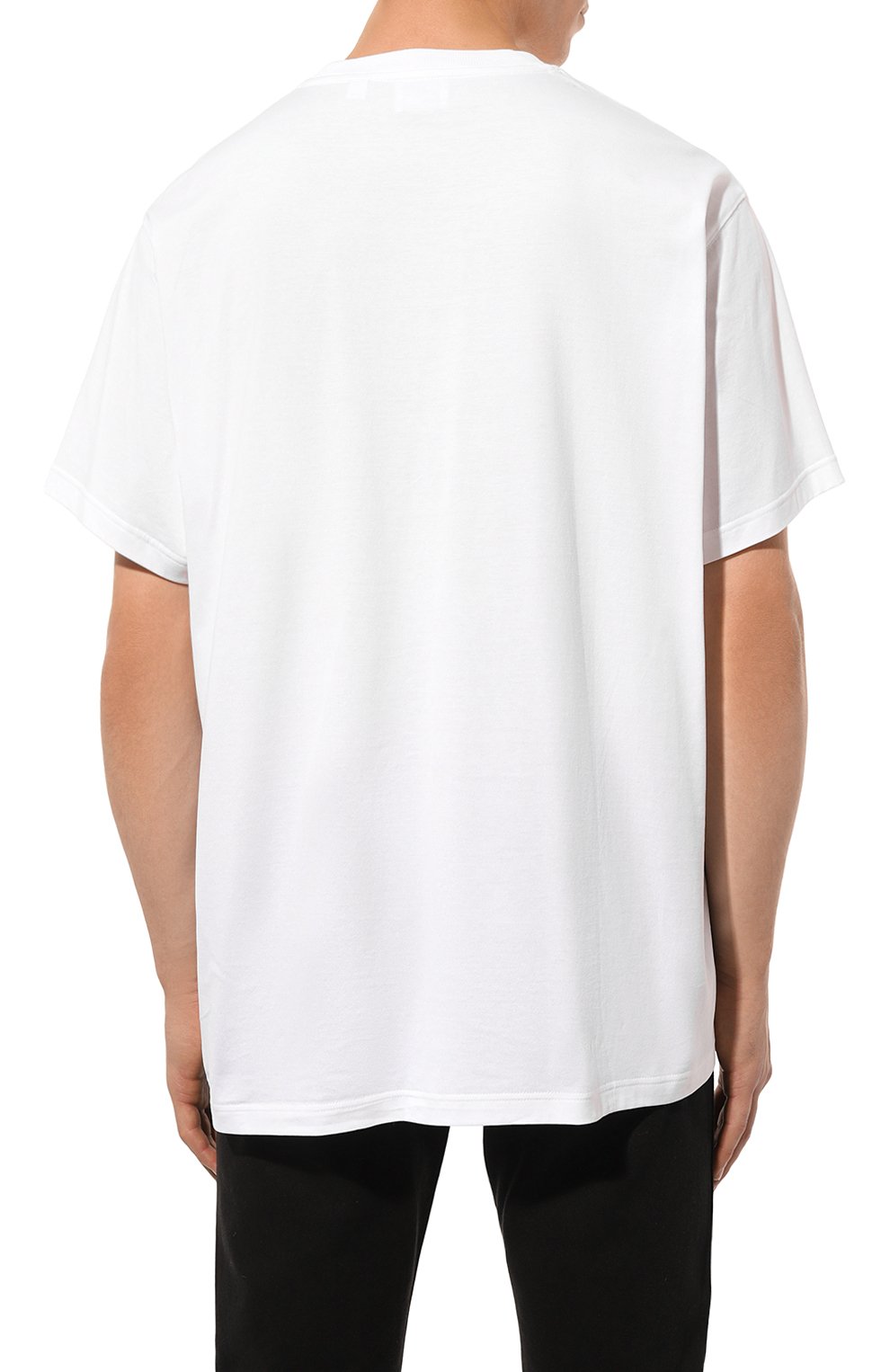 Хлопковая футболка BURBERRY, арт. 8072751, фото 4