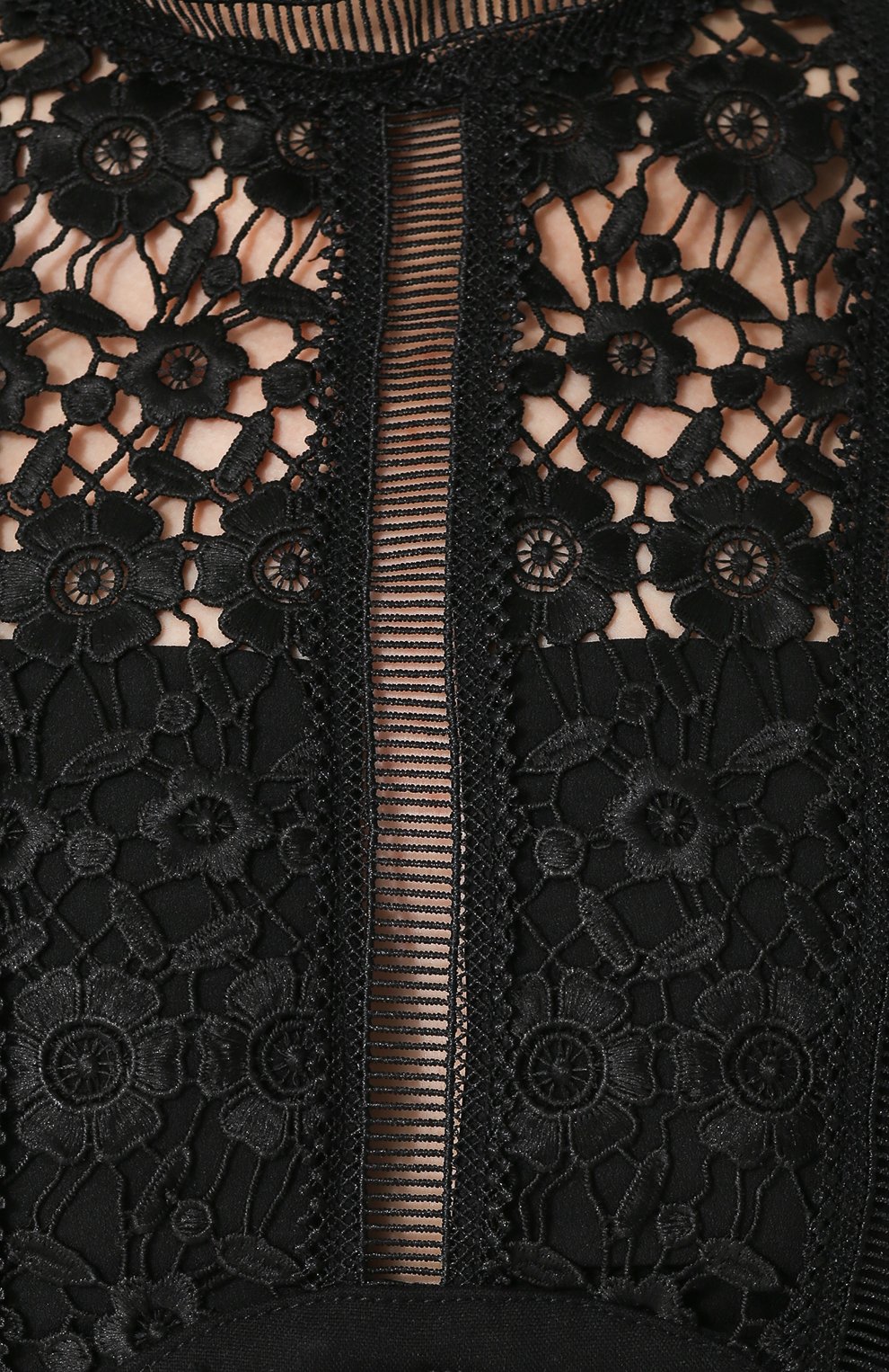 Полупрозрачное кружевное платье-миди SELF-PORTRAIT, арт. SP14-023B, фото 5