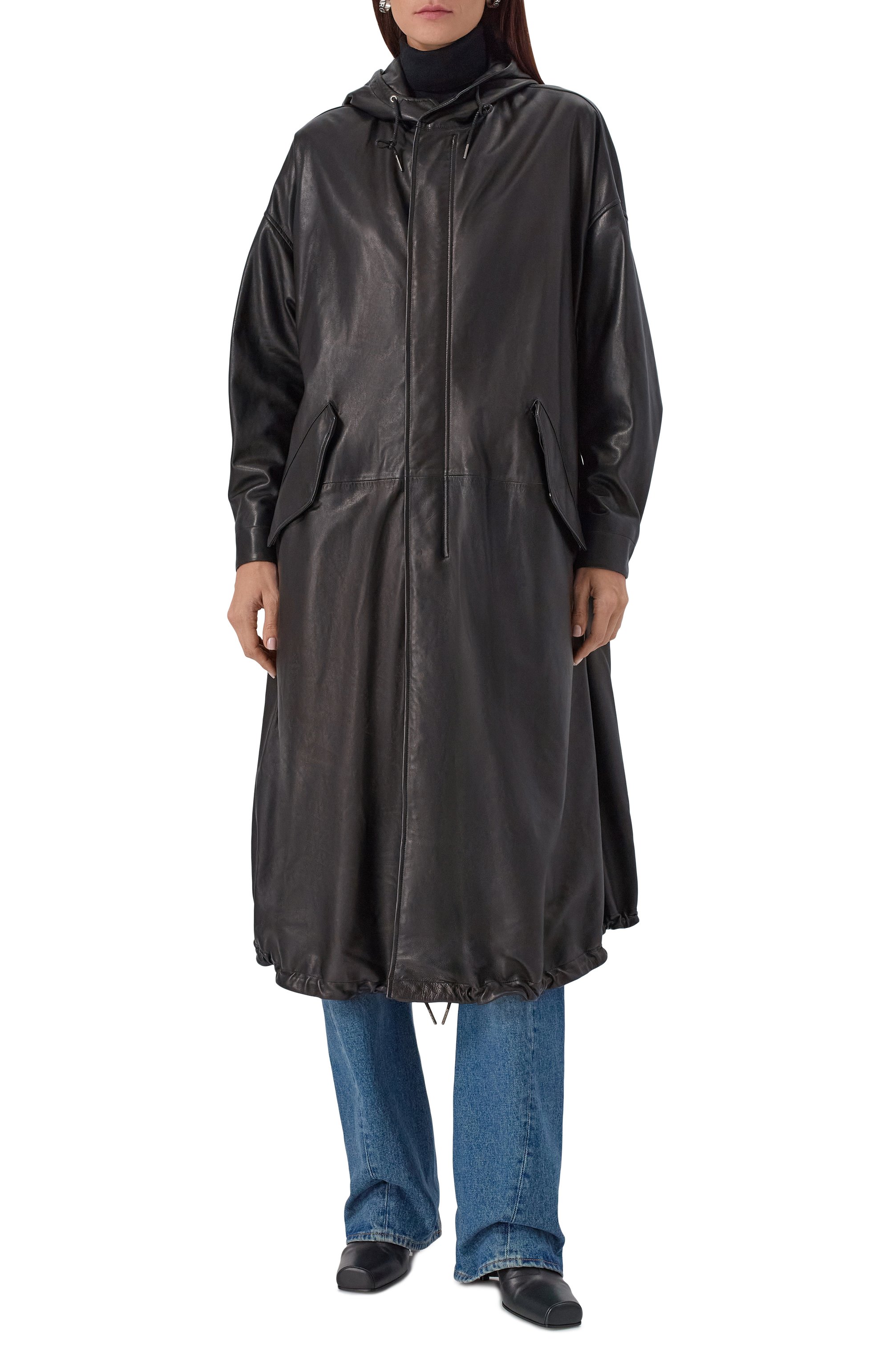 Кожаный плащ PETAR PETROV, арт. F25LM2/NAPPA, фото 3