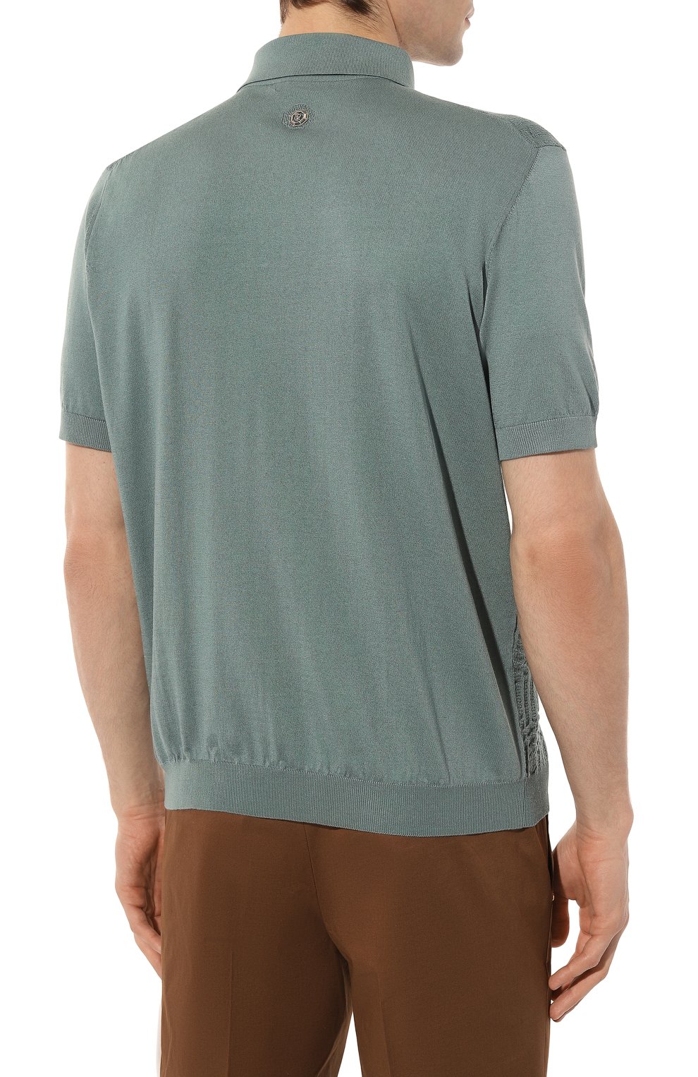Поло из шелка и хлопка STEFANO RICCI, арт. K818062P13/F23289, фото 4