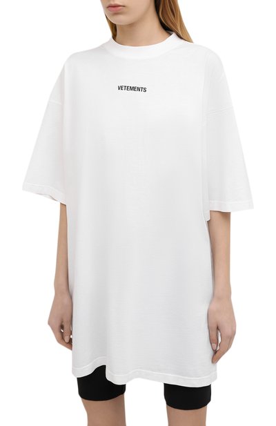 Хлопковая футболка VETEMENTS, арт. UE51TR540W 1600/W, фото 3