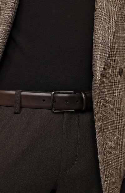 Кожаный ремень SANTONI, арт. CM35VS003B91GVVDG27, фото 2