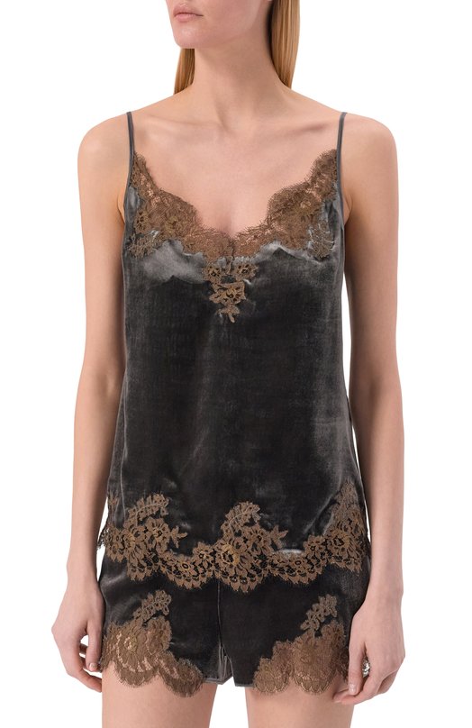 Бархатный топ I.D. Sarrieri L1138 Серый  L1138 Фото 3