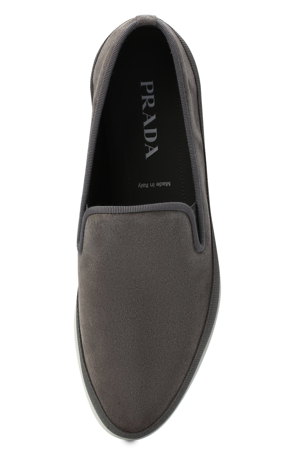 Замшевые слипоны PRADA, арт. 4D3434-054-F073E, фото 5
