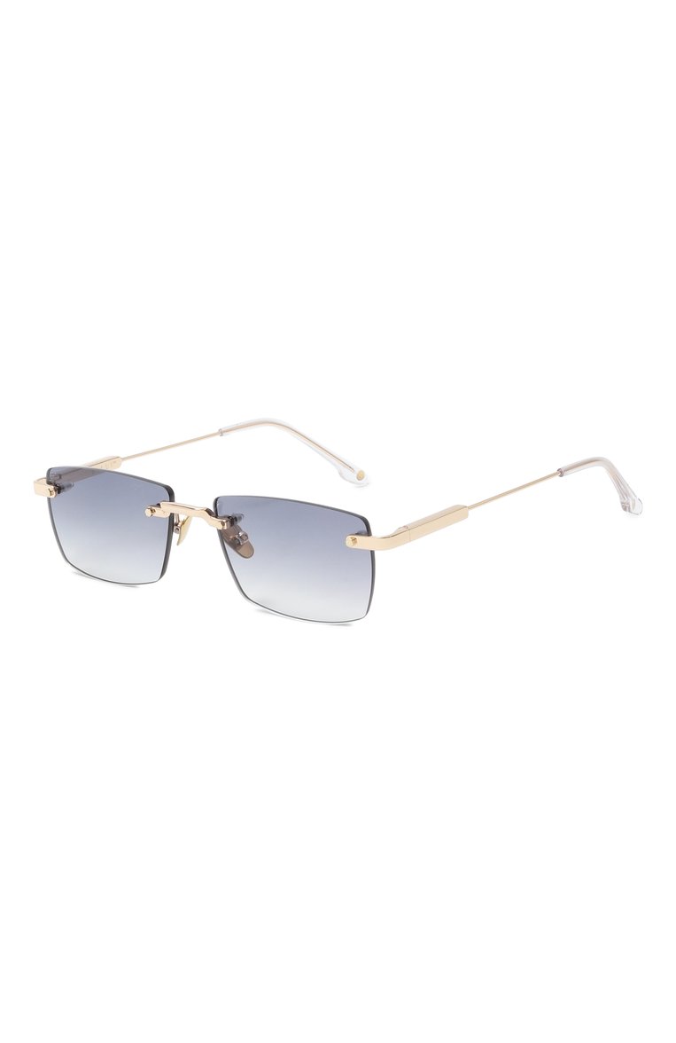 Женские солнцезащитные очки BALI EYEWEAR голубого цвета, арт. B29 B1C1 | Фото 1 (Региональные ограничения белый список (Axapta Mercury): Не проставлено; Нос: Не проставлено; Материал: Металл; Кросс-КТ: С/з-унисекс; Тип очков: С/з; Оптика Гендер: оптика-унисекс; Очки форма: Безоправные, Прямоугольные)