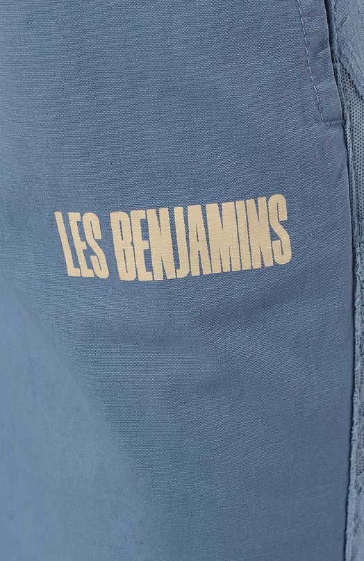 Хлопковые брюки Les Benjamins Голубой, фото 5