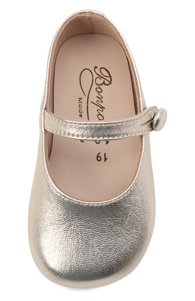 Кожаные пинетки BONPOINT, арт. H18EFPLUME(032)_437660, фото 4