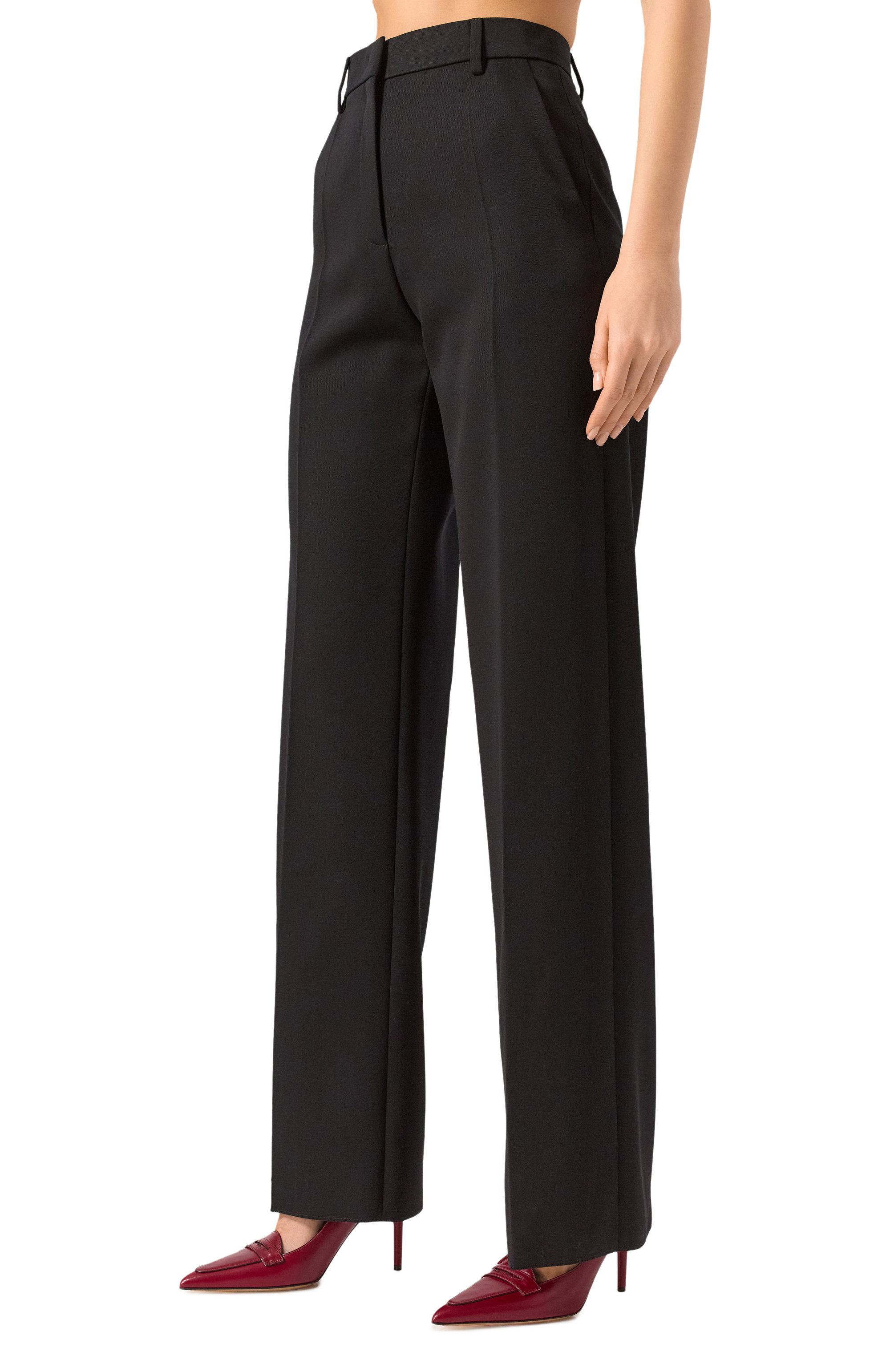 Шерстяные брюки VALENTINO, арт. 5B0RB62088J, фото 3