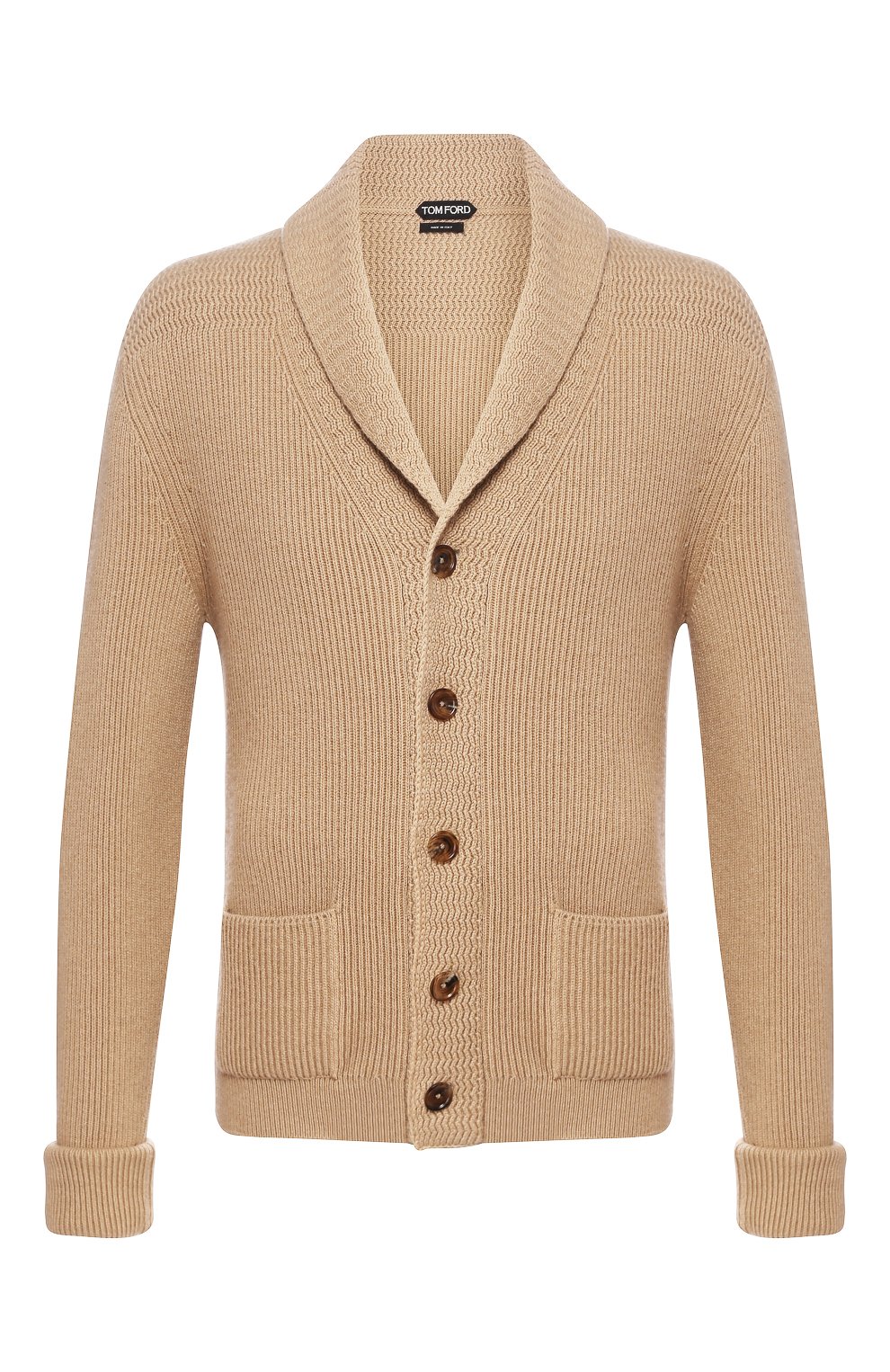 Кашемировый кардиган на пуговицах с отложным воротником TOM FORD, арт. BRK82/TFK154, фото 1