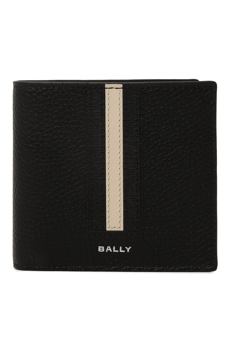 Мужской кожаное портмоне BALLY черного цвета, арт. MLW03C | Фото 1 (Материал: Натуральная кожа; Нос: Не проставлено)