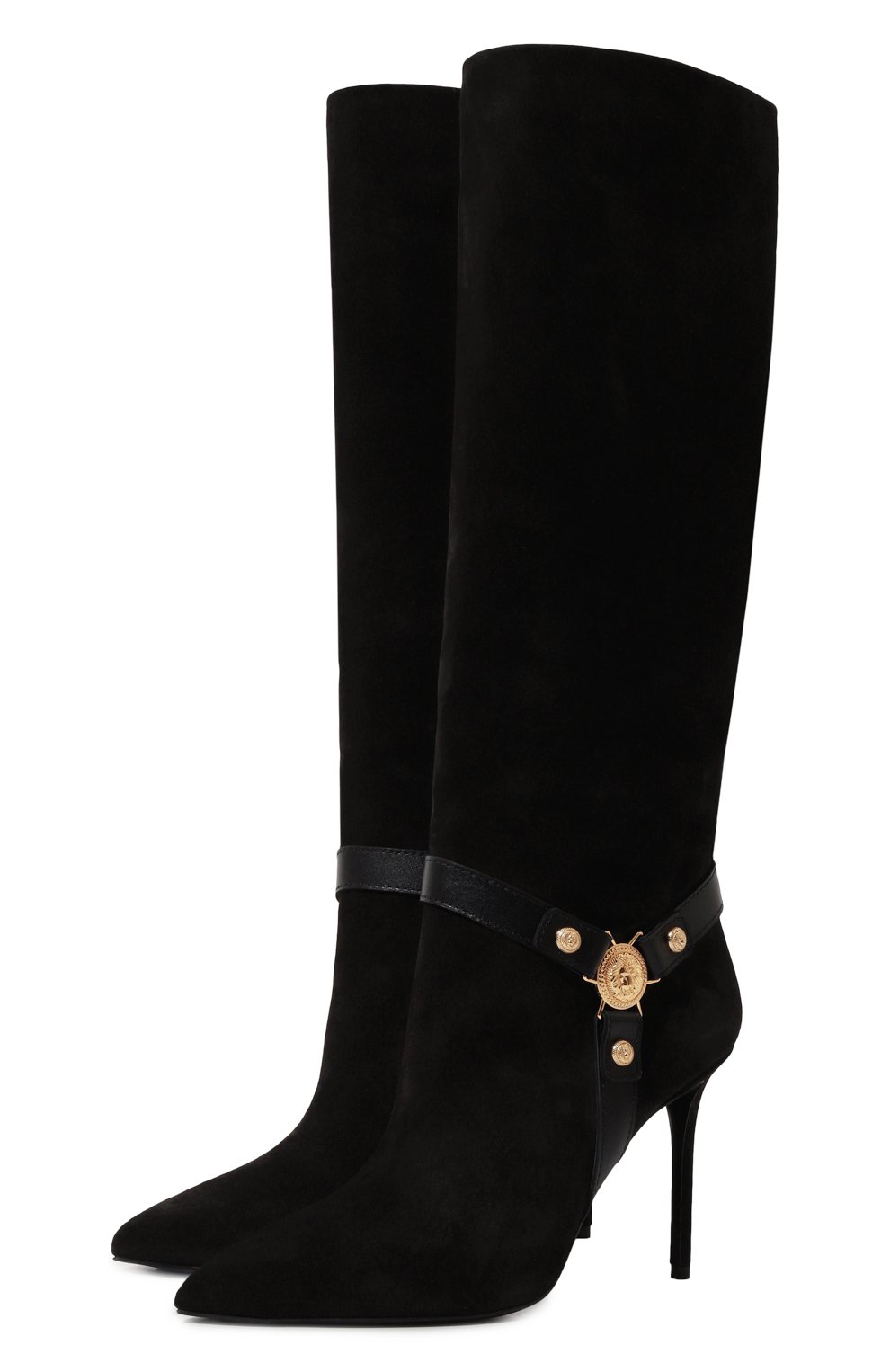 Замшевые сапоги eva 95 BALMAIN, арт. DN1TA046/LS0V, фото 1