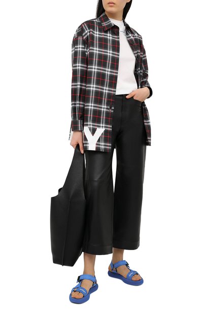 Хлопковая футболка PROENZA SCHOULER WHITE LABEL, арт. WL2114226-JC144, фото 2