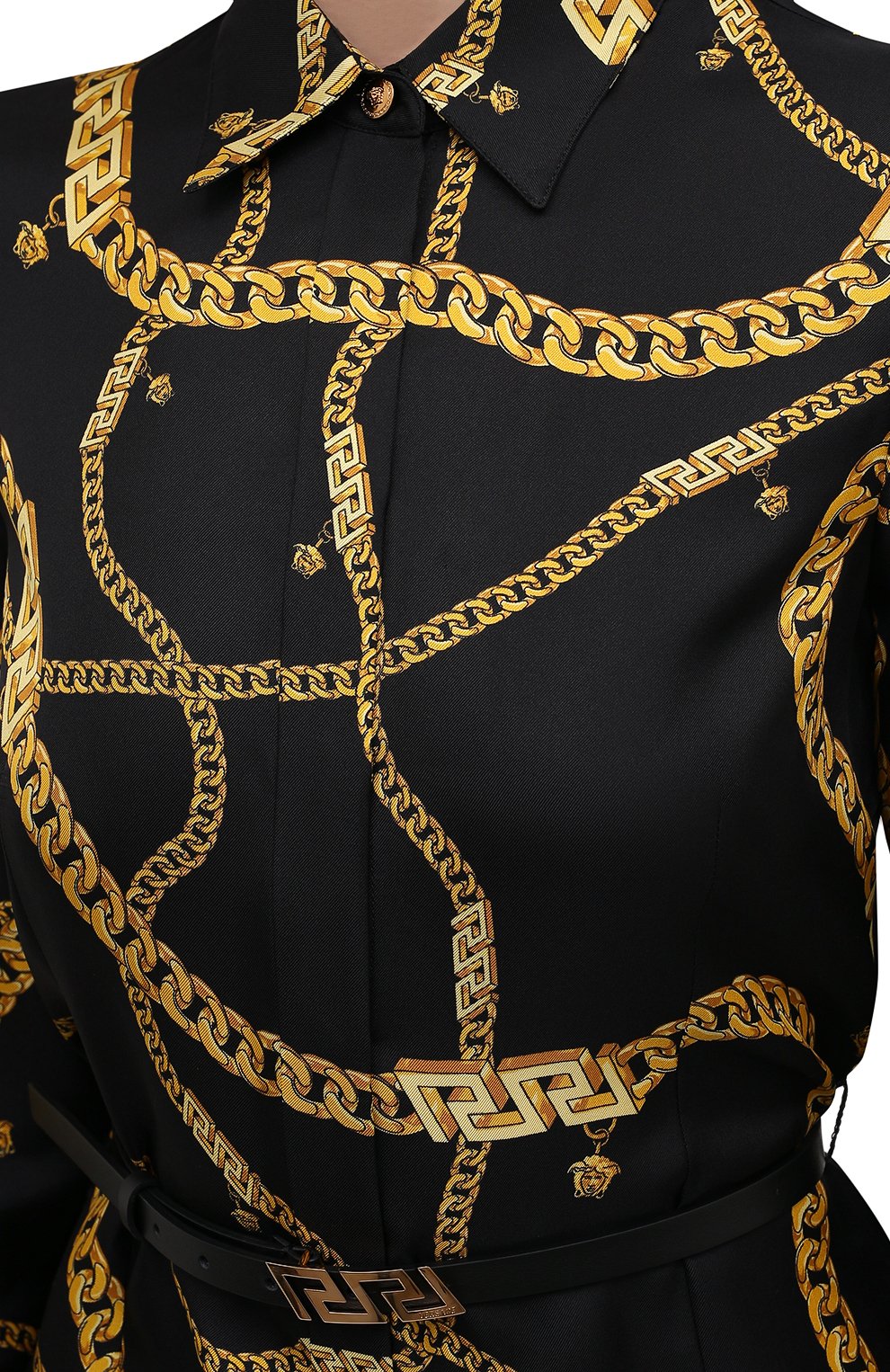 Шелковое платье VERSACE, арт. 1003972/1A02881, фото 5