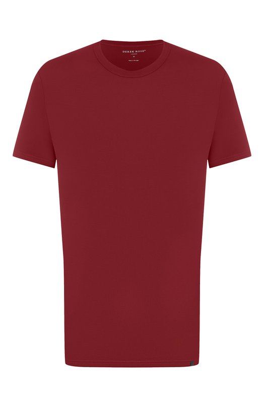 Хлопковая футболка Derek Rose 3175/BARN002 Бордовый 3175/BARN002